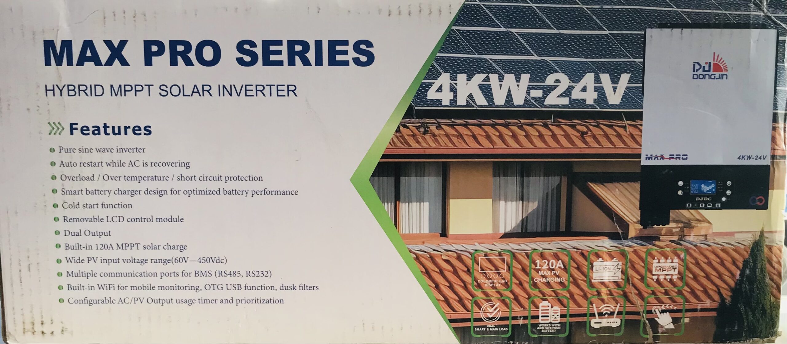 DONGJIN Hybrid solar inverter 4kw-24v - Image 3